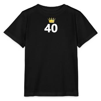 gratulieren, 40 unisex - Stanley/Stella Kinder T-Shirt MINI CREATOR  - Schwarz - Vorne - Mikhail (115cm)