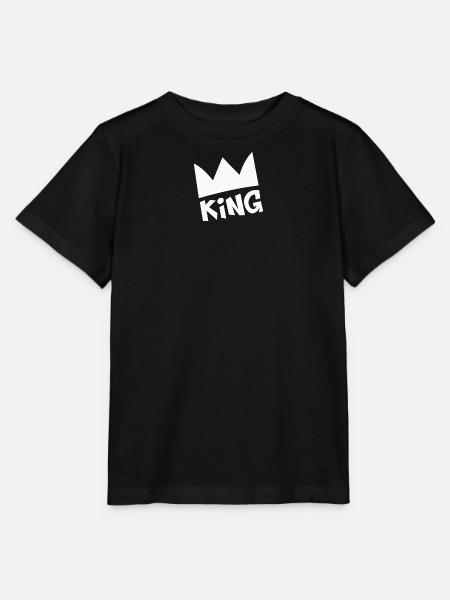 King - Stanley/Stella MINI CREATOR Kids’ T-Shirt - black
