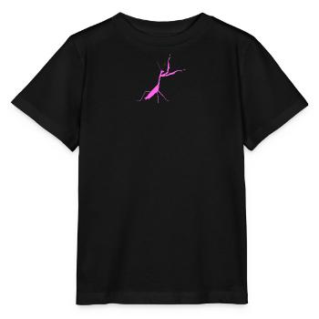 Gottesanbeterin pink - Stanley/Stella Kinder T-Shirt MINI CREATOR  - Schwarz - Vorne - Mikhail (115cm)