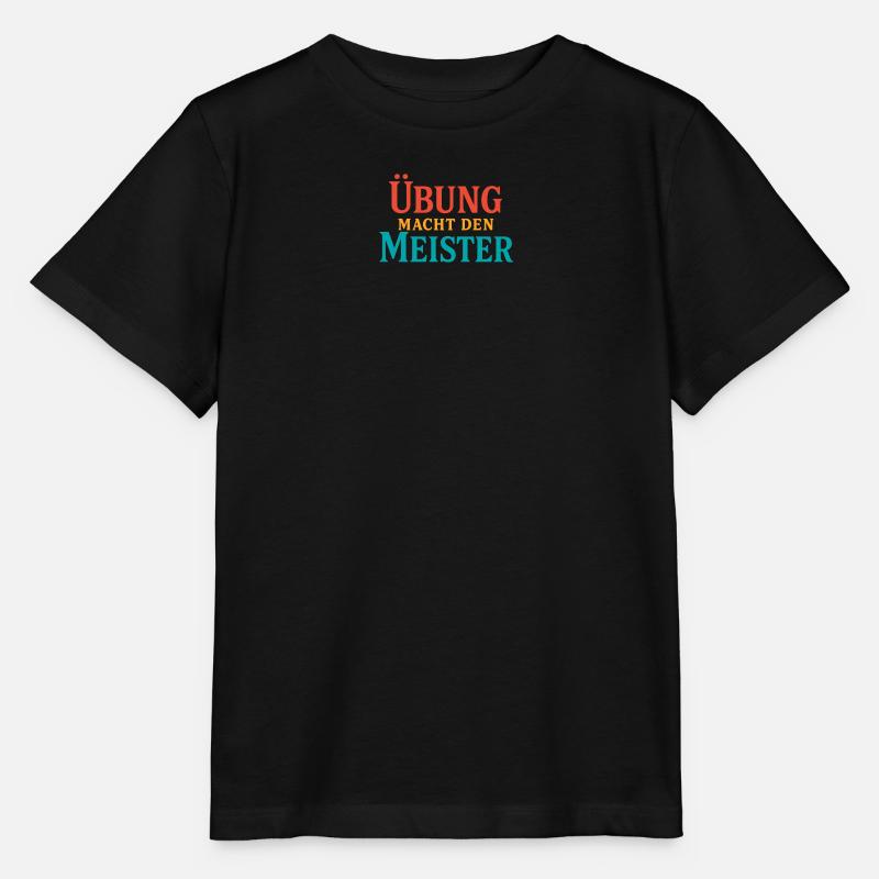 Entraînez-vous à forger le Maître - T-shirt bio MINI CREATOR Stanley/Stella Enfant - noir