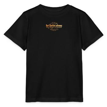 En Christ seul - T-shirt bio MINI CREATOR Stanley/Stella Enfant - noir - Devant - Mikhail (115cm)
