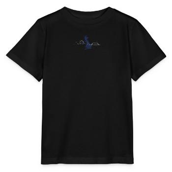Sehenswürdigkeiten des Vereinigten Königreichs Silhouette Nightscape - Stanley/Stella Kinder T-Shirt MINI CREATOR  - Schwarz - Vorne - Mikhail (115cm)