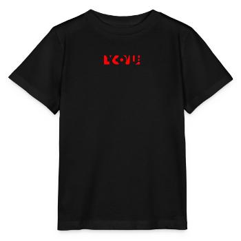 love you - Stanley/Stella MINI CREATOR Kids’ T-Shirt - black - Front - Mikhail (115cm)
