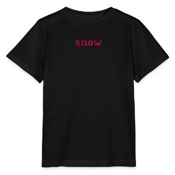 snow Strick Skiurlaub Winter Hüttenzauber Schnee - Stanley/Stella Kinder T-Shirt MINI CREATOR  - Schwarz - Vorne - Mikhail (115cm)