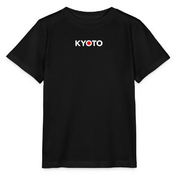 KYOTO Japon Drapeau Japonais - T-shirt bio MINI CREATOR Stanley/Stella Enfant - noir - Devant - Mikhail (115cm)