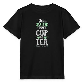Tea Drinker Time Out Nature Tea Time - Stanley/Stella MINI CREATOR Kids’ T-Shirt - black - Front - Mikhail (115cm)