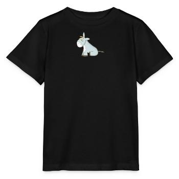 Esel - Stanley/Stella Kinder T-Shirt MINI CREATOR  - Schwarz - Vorne - Mikhail (115cm)