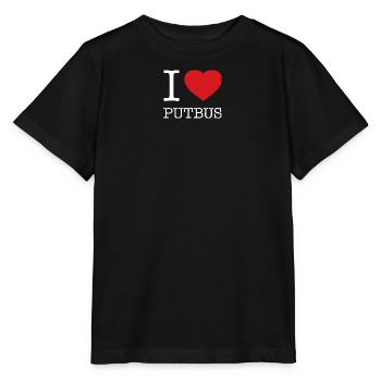 I LOVE PUTBUS - Stanley/Stella MINI CREATOR Kids’ T-Shirt - black - Front - Mikhail (115cm)