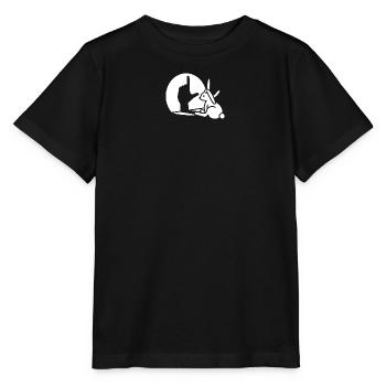 Rabbit Shadow Hand, LOSER Sign Loser - Stanley/Stella MINI CREATOR Kids’ T-Shirt - black - Front - Mikhail (115cm)