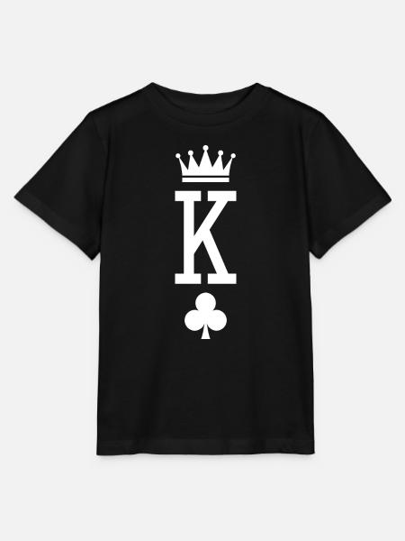 König der Karten (dunkel) - Stanley/Stella Kinder T-Shirt MINI CREATOR - Schwarz