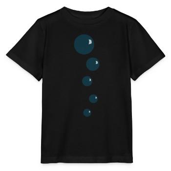 Bubbles Water Pearls - Stanley/Stella MINI CREATOR Kids’ T-Shirt - black - Front - Mikhail (115cm)