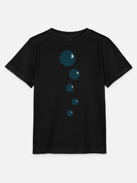 Bubbles Wasserperlen - Stanley/Stella Kinder T-Shirt MINI CREATOR - Schwarz