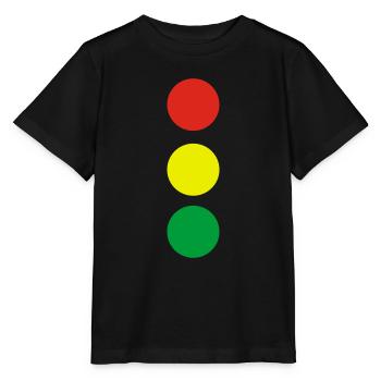 Ampel - Stanley/Stella Kinder T-Shirt MINI CREATOR  - Schwarz - Vorne - Mikhail (115cm)