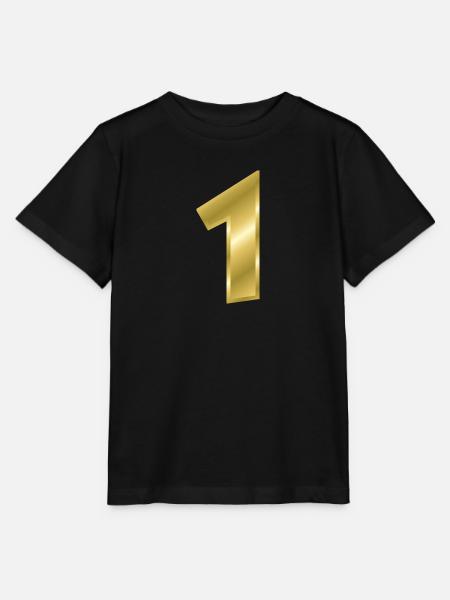 nummer 1 - Stanley/Stella Kinder T-Shirt MINI CREATOR - Schwarz