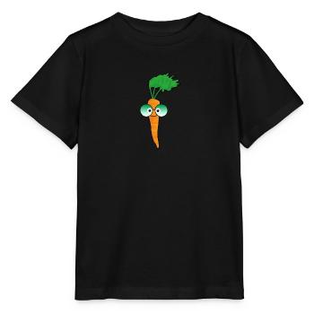 möhre,mohrübe,familie,möhrenfamilie,veggie - Stanley/Stella Kinder T-Shirt MINI CREATOR  - Schwarz - Vorne - Mikhail (115cm)