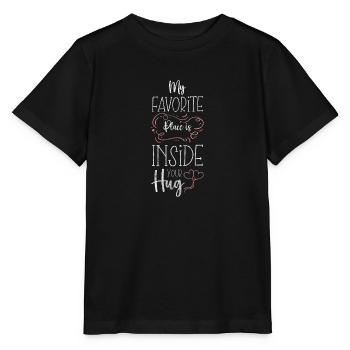 Amour Câlin Coeur Doux - T-shirt bio MINI CREATOR Stanley/Stella Enfant - noir - Devant - Mikhail (115cm)