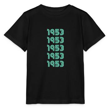 Geburtsjahr 1953 - Stanley/Stella Kinder T-Shirt MINI CREATOR  - Schwarz - Vorne - Mikhail (115cm)