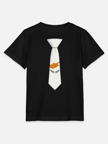 Cyprus Tie – Flaggendesign - Stanley/Stella Kinder T-Shirt MINI CREATOR - Schwarz