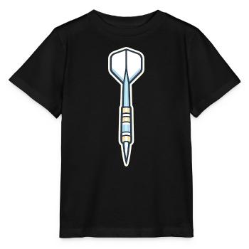 Blue Spear Shield Graphic - Stanley/Stella MINI CREATOR Kids’ T-Shirt - black - Front - Mikhail (115cm)