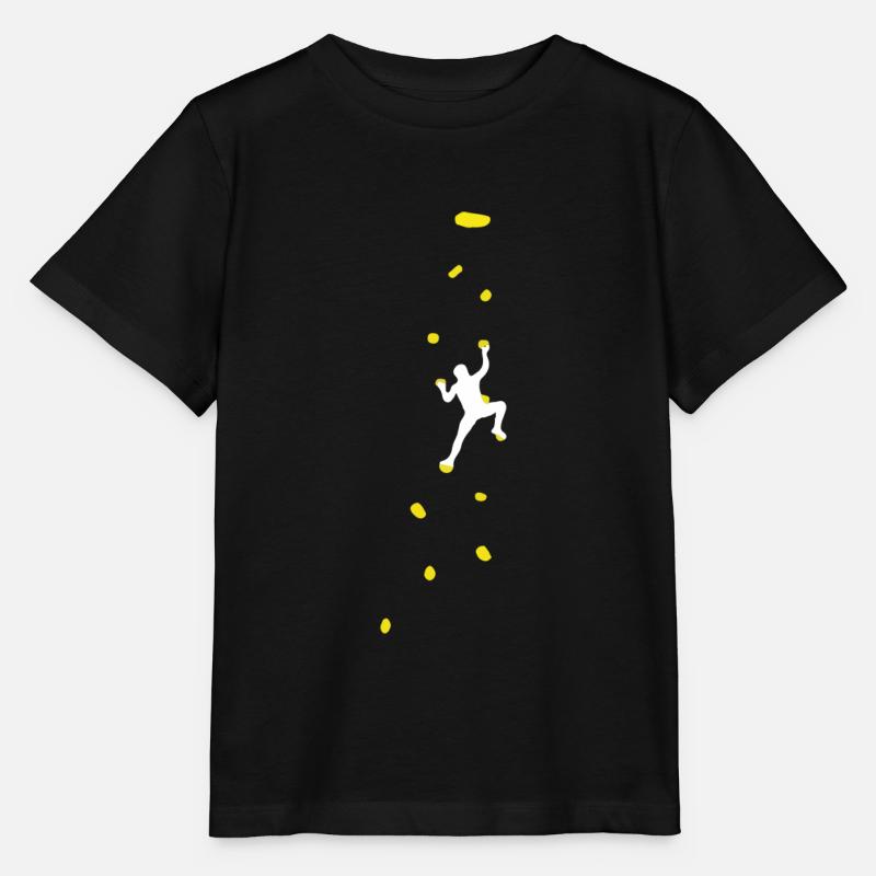 Bouldern Climbing Klettern - Stanley/Stella Kinder T-Shirt MINI CREATOR  - Schwarz