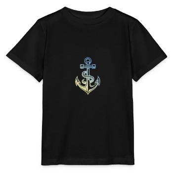 Anker - Stanley/Stella Kinder T-Shirt MINI CREATOR  - Schwarz - Vorne - Mikhail (115cm)