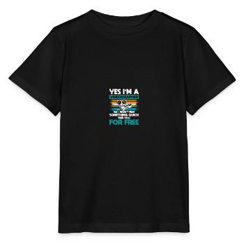 Videographer Filmmaker Film Director Filmmaking - Stanley/Stella MINI CREATOR Kids’ T-Shirt - black - Front - Mikhail (115cm)