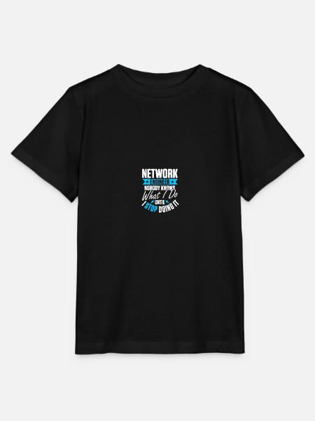 Computer-Netzwerktechnik Netzwerkingenieur - Stanley/Stella Kinder T-Shirt MINI CREATOR  - Schwarz