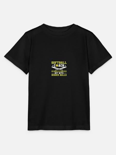 Softball-Trainerin - Stanley/Stella Kinder T-Shirt MINI CREATOR - Schwarz