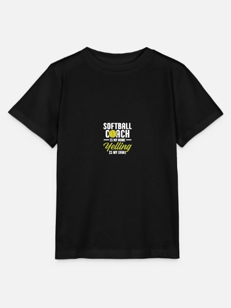 Softball-Trainerin - Stanley/Stella Kinder T-Shirt MINI CREATOR - Schwarz