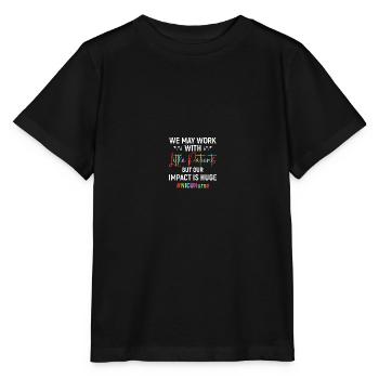 Soeur de l’USIN - T-shirt bio MINI CREATOR Stanley/Stella Enfant - noir - Devant - Mikhail (115cm)