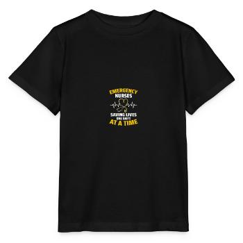 Infirmière d’urgence Infirmière d’urgence - T-shirt bio MINI CREATOR Stanley/Stella Enfant - noir - Devant - Mikhail (115cm)