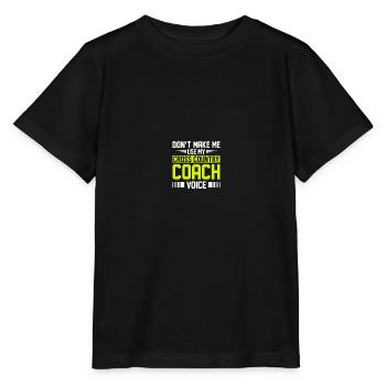 Cross Country Trainer - Stanley/Stella Kinder T-Shirt MINI CREATOR  - Schwarz - Vorne - Mikhail (115cm)