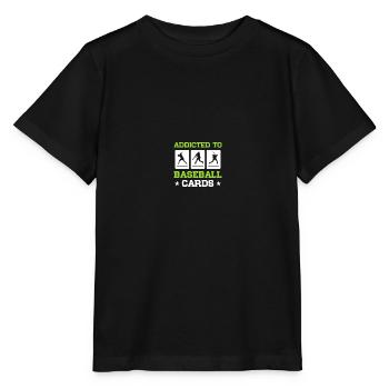 Baseball Card Collector Baseball Card - T-shirt bio MINI CREATOR Stanley/Stella Enfant - noir - Devant - Mikhail (115cm)