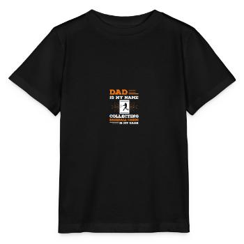 Baseball Card Collector Baseball Card - T-shirt bio MINI CREATOR Stanley/Stella Enfant - noir - Devant - Mikhail (115cm)
