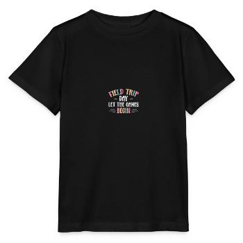 Journée d’excursion de l’enseignant sur le terrain - T-shirt bio MINI CREATOR Stanley/Stella Enfant - noir - Devant - Mikhail (115cm)