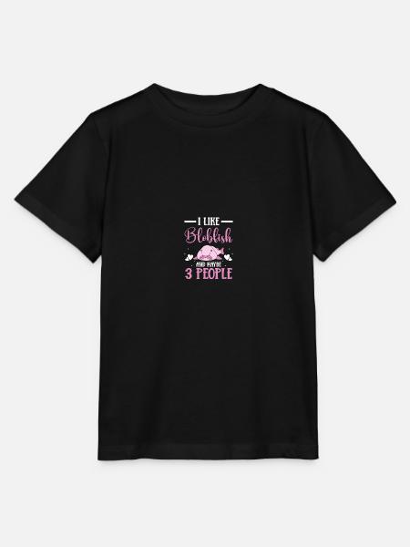 Blob-Fisch Blobfisch - Stanley/Stella Kinder T-Shirt MINI CREATOR - Schwarz