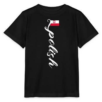 Pologne - T-shirt bio MINI CREATOR Stanley/Stella Enfant - noir - Devant - Mikhail (115cm)