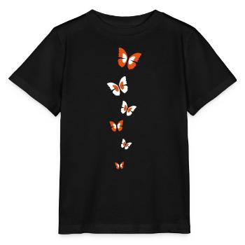 schmetterlinge - Stanley/Stella Kinder T-Shirt MINI CREATOR  - Schwarz - Vorne - Mikhail (115cm)