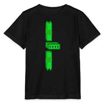 Grün - Stanley/Stella Kinder T-Shirt MINI CREATOR  - Schwarz - Vorne - Mikhail (115cm)