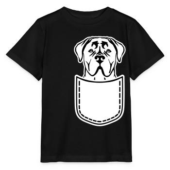 Cane Corso - T-shirt bio MINI CREATOR Stanley/Stella Enfant - noir - Devant - Mikhail (115cm)
