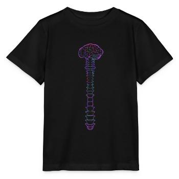 Physiothérapeute - T-shirt bio MINI CREATOR Stanley/Stella Enfant - noir - Devant - Mikhail (115cm)
