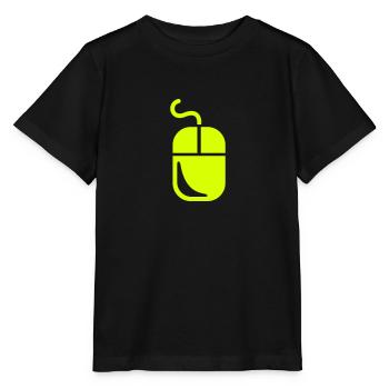 Ordinateur - T-shirt bio MINI CREATOR Stanley/Stella Enfant - noir - Devant - Mikhail (115cm)