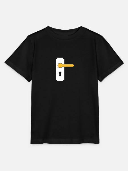 Poignée de porte - T-shirt bio MINI CREATOR Stanley/Stella Enfant - noir