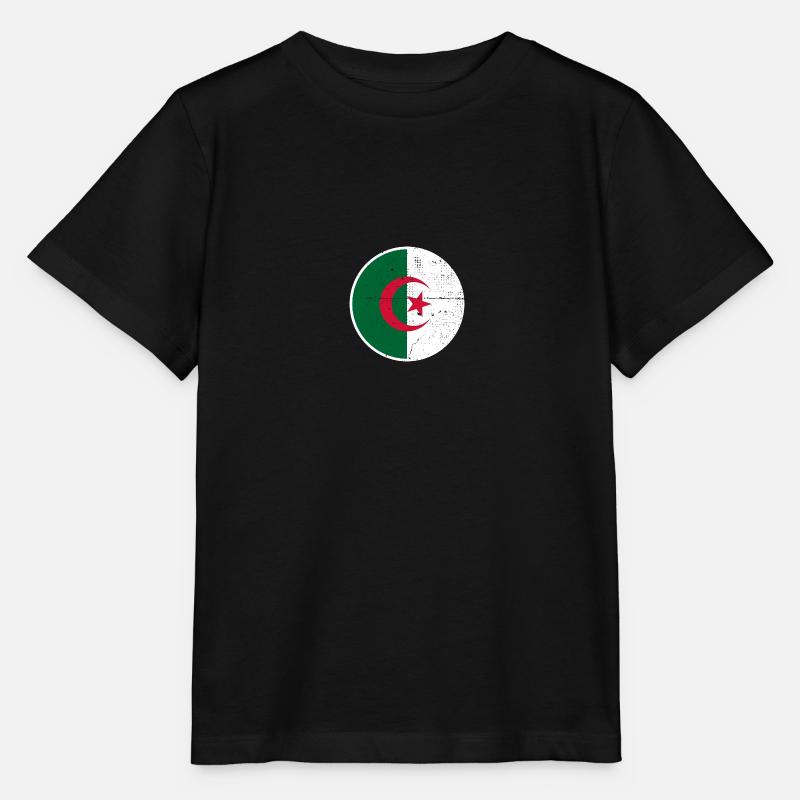 Algérie Algérie Drapeau algérien - T-shirt bio MINI CREATOR Stanley/Stella Enfant - noir