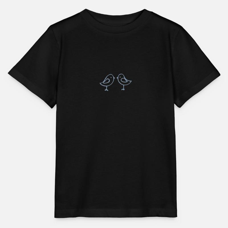 vogelpaar - Stanley/Stella Kinder T-Shirt MINI CREATOR  - Schwarz