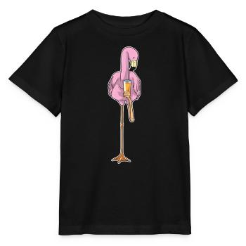 Flamingo Saft - Stanley/Stella Kinder T-Shirt MINI CREATOR  - Schwarz - Vorne - Mikhail (115cm)