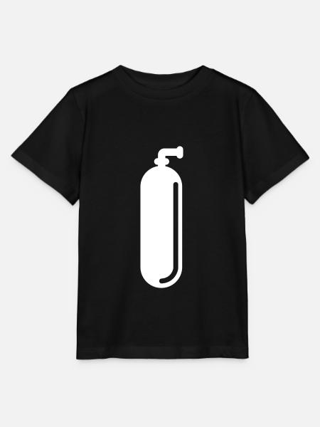 Sauerstoff Tauchen symbol - Stanley/Stella Kinder T-Shirt MINI CREATOR - Schwarz