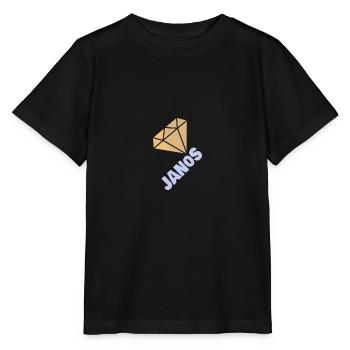 Edel Janos - Stanley/Stella Kinder T-Shirt MINI CREATOR  - Schwarz - Vorne - Mikhail (115cm)