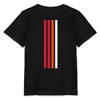 Stripes Design - Stanley/Stella Kinder T-Shirt MINI CREATOR  - Schwarz - Vorne - Mikhail (115cm)