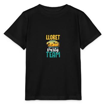 Lloret De Mar Party Team - Stanley/Stella Kinder T-Shirt MINI CREATOR  - Schwarz - Vorne - Mikhail (115cm)